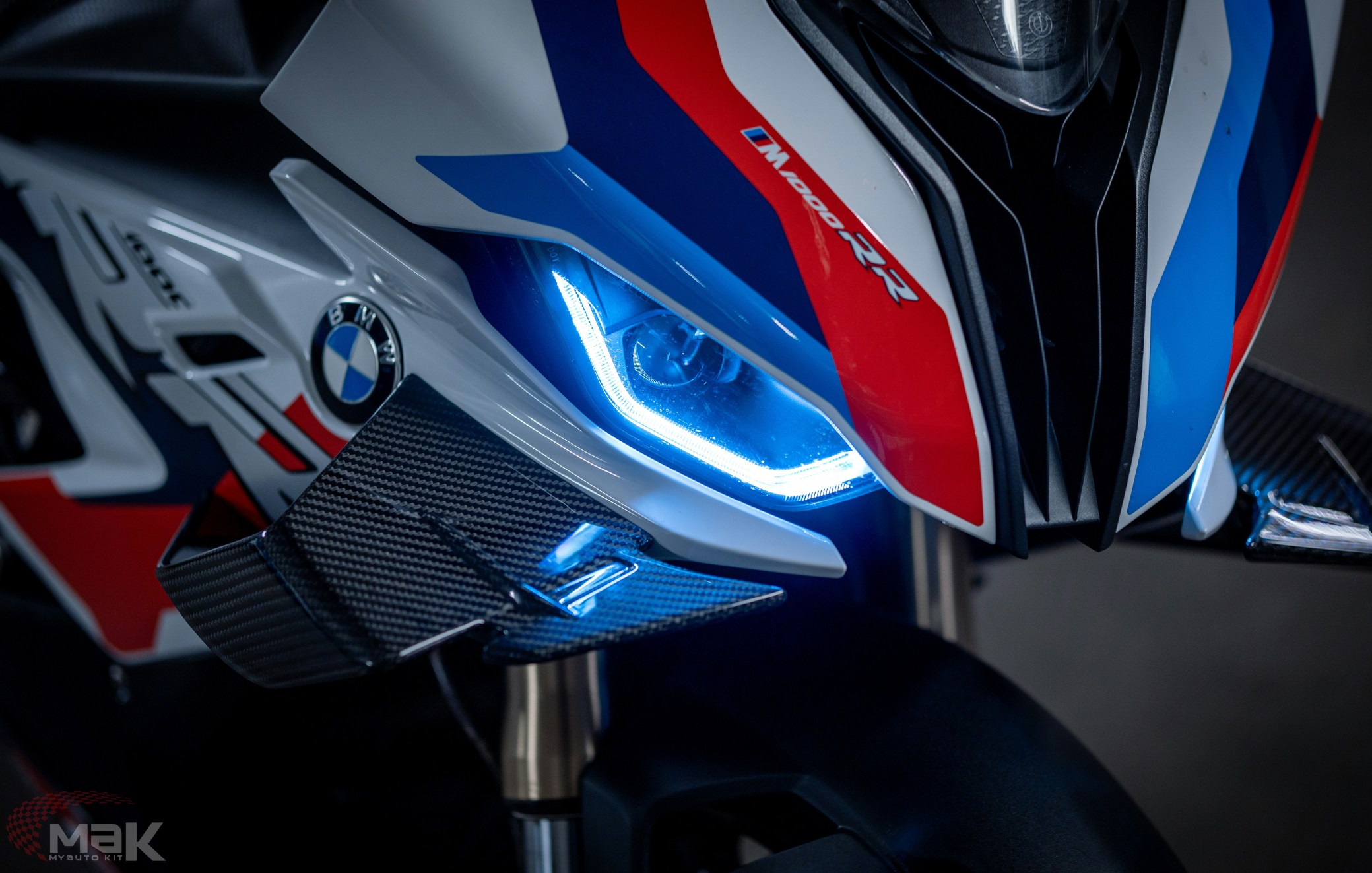 BMW M 1000 RR Motorcycle LED POSTER