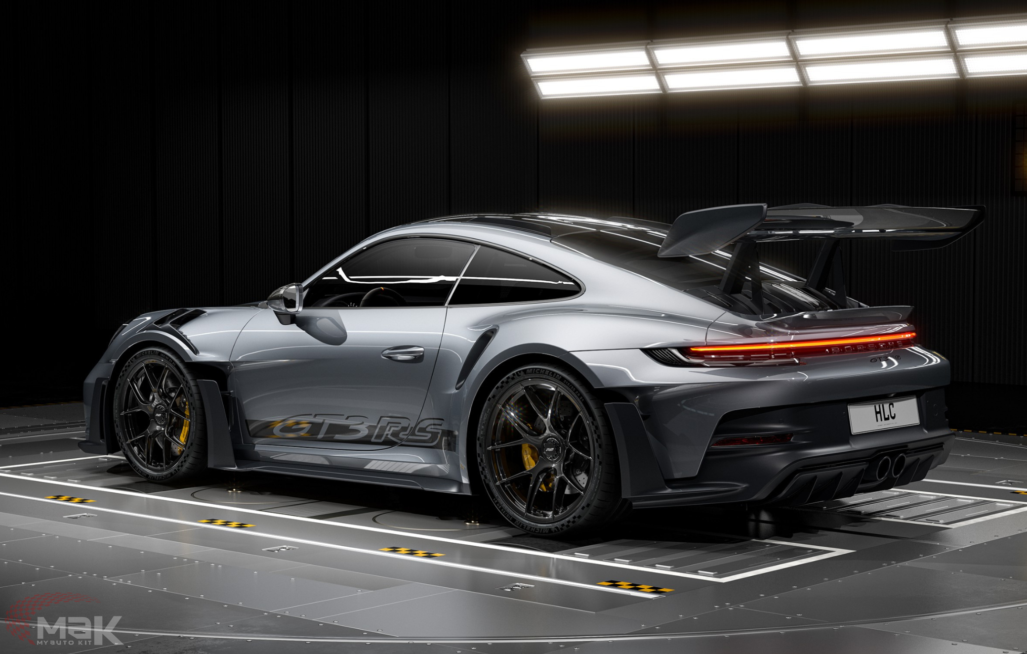 Porsche 911 GT3 RS LED POSTER