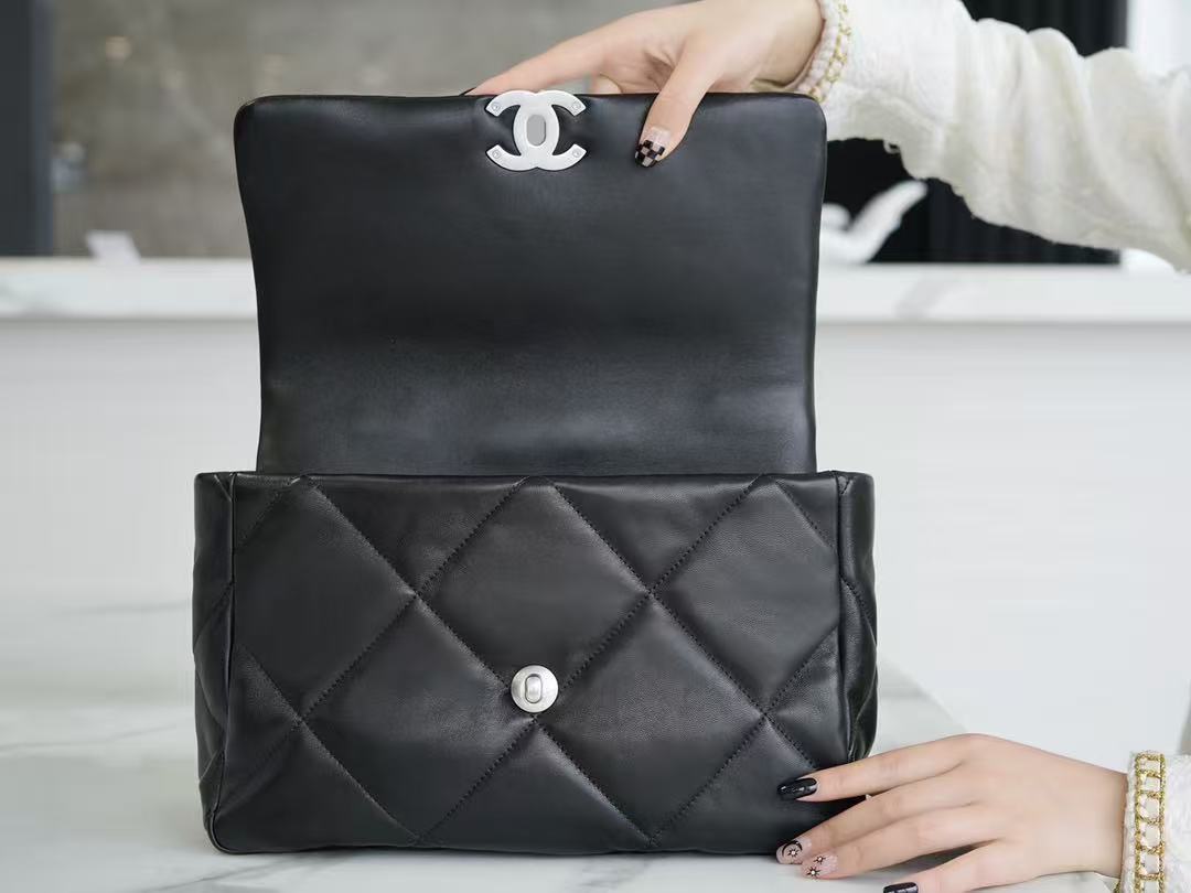 Luxe Zwarte Leren Handtas（customize）