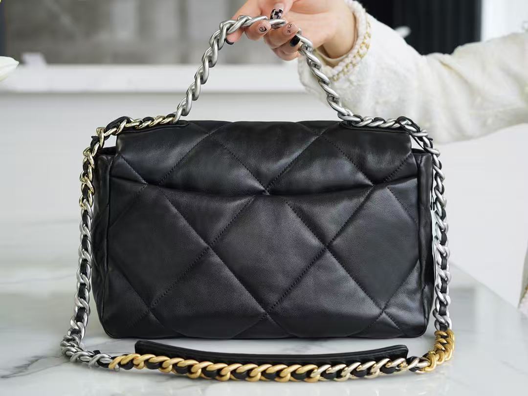 Luxe Zwarte Leren Handtas（customize）