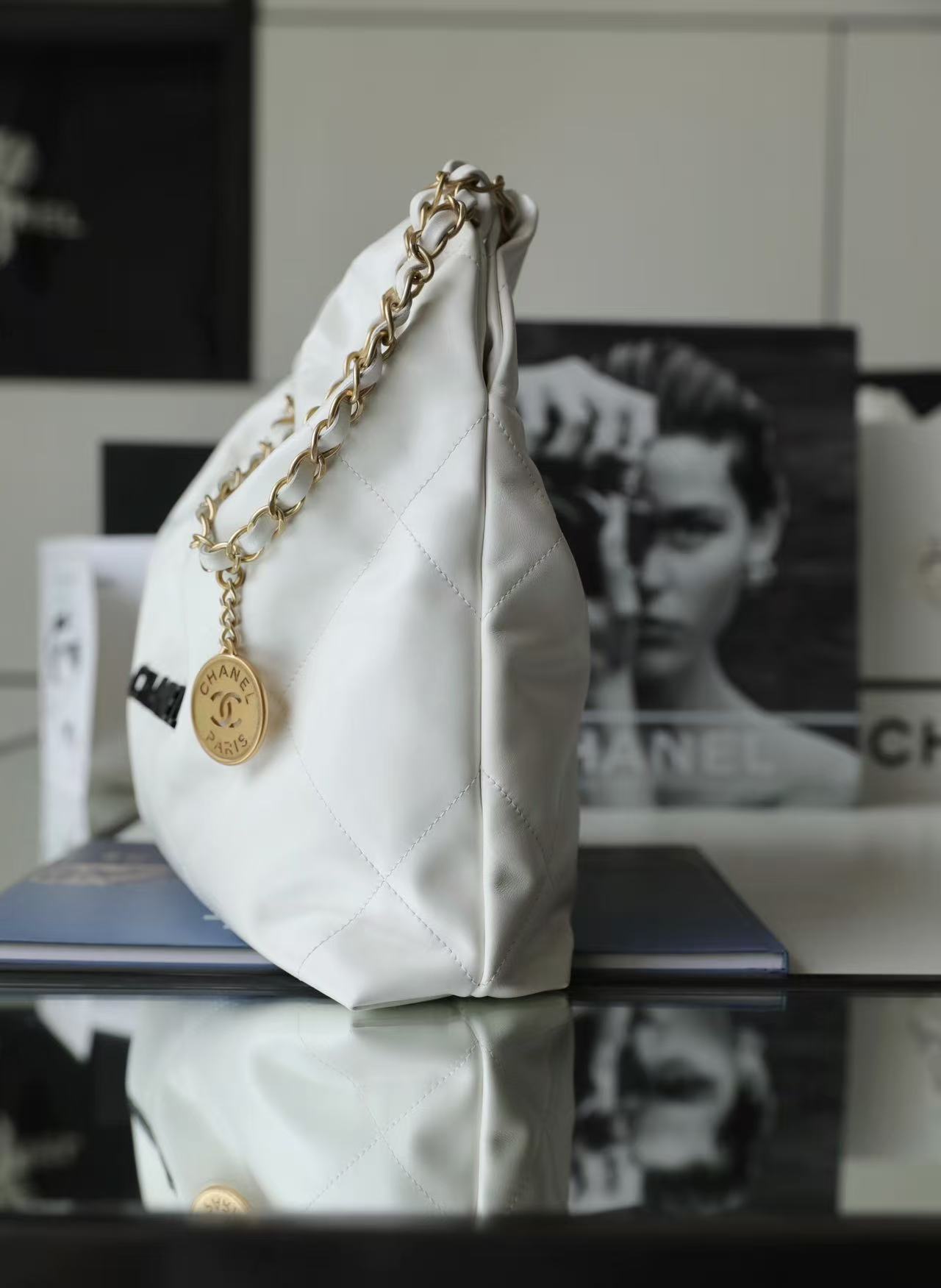 Witte Leren Designer Schoudertas（customize）