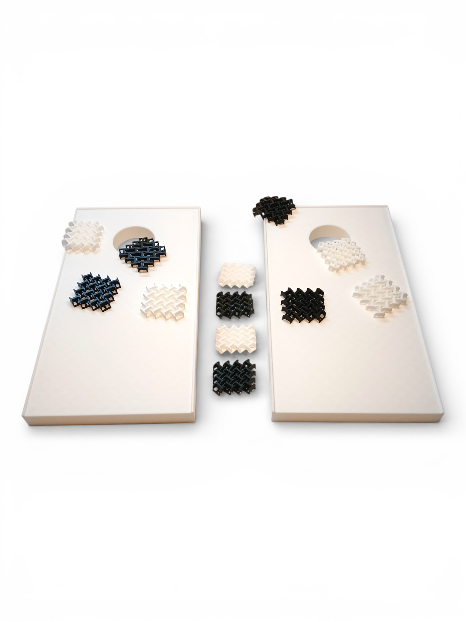 Mini Cornhole Game Desk Toy | Fully Assembled 3D Printed Tabletop Game | Office Fidget Gift