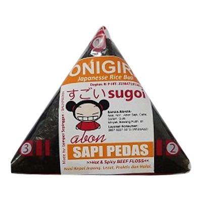 Onigiri Abon Sapi Pedas