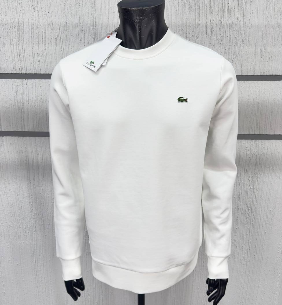Sweatshirt Lacoste blanc