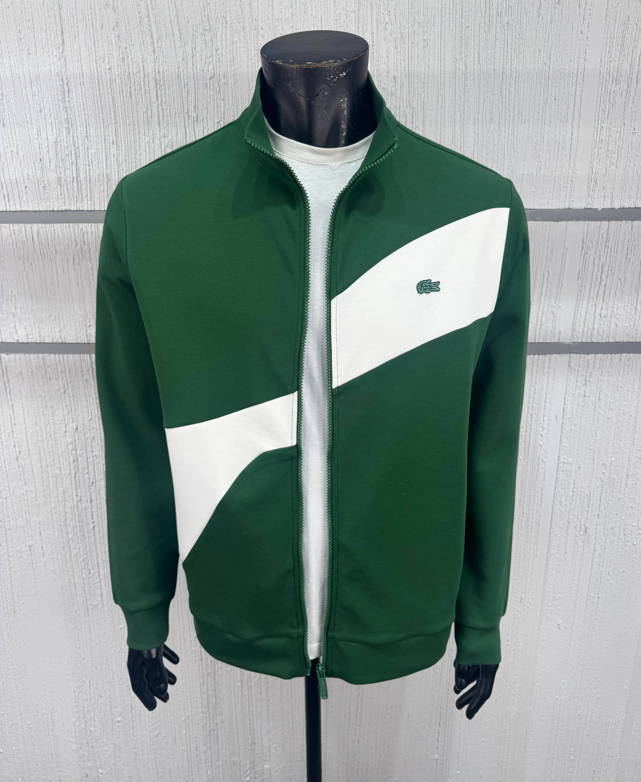 Veste de sport verte Lacoste