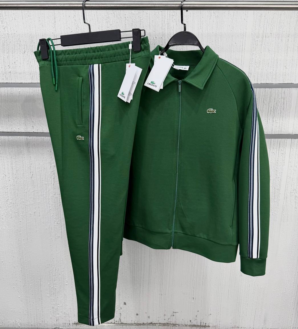 Ensemble de survêtement Lacoste vert