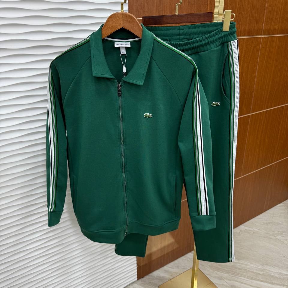 Ensemble de survêtement Lacoste vert