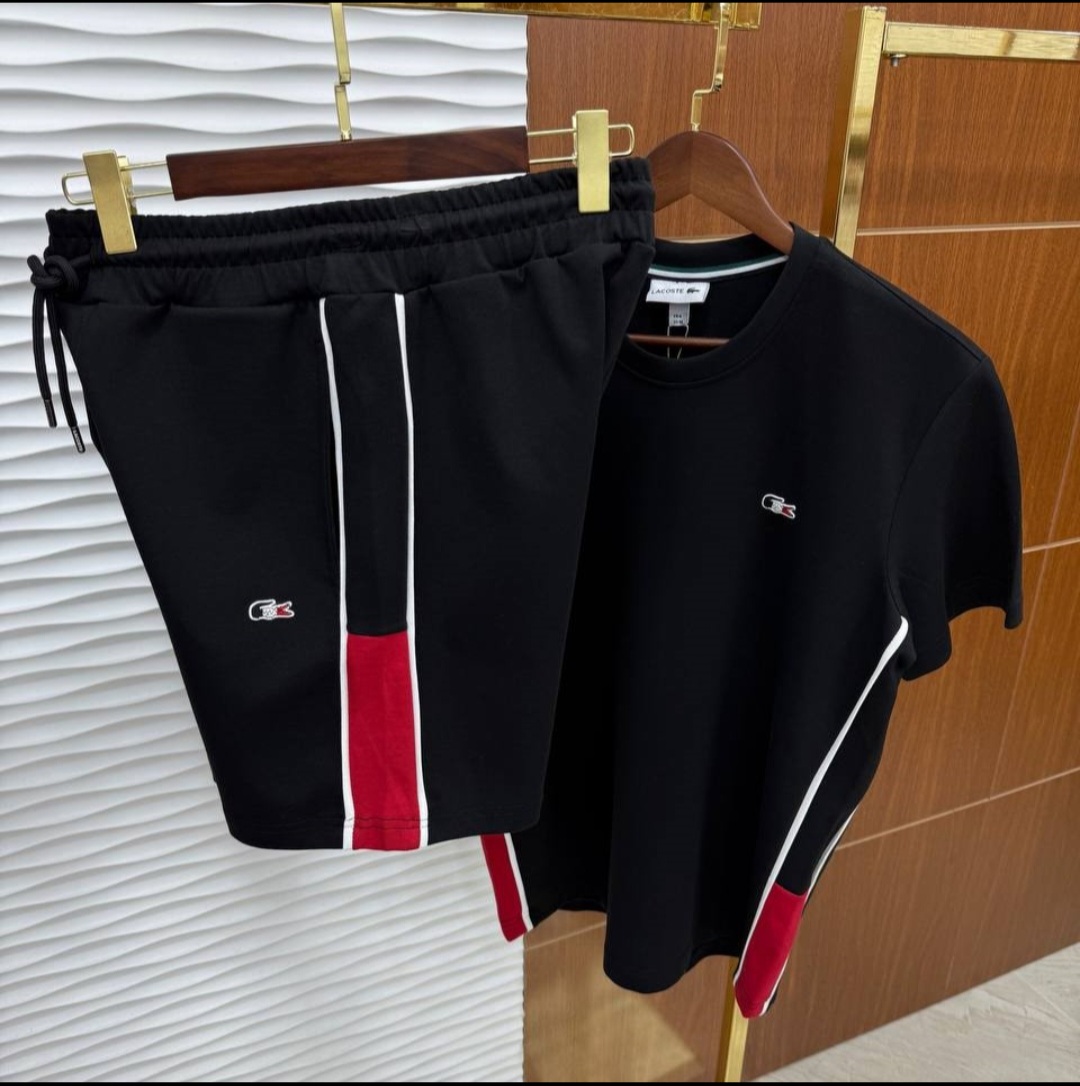 Ensemble de survêtement noir Lacoste