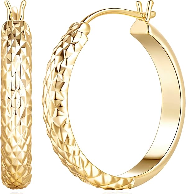 Gold Hoop Earrings