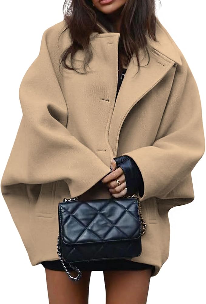 Women's Beige Oversized Coat