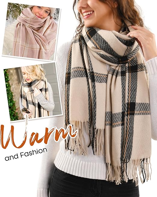 Plaid Winter Scarf