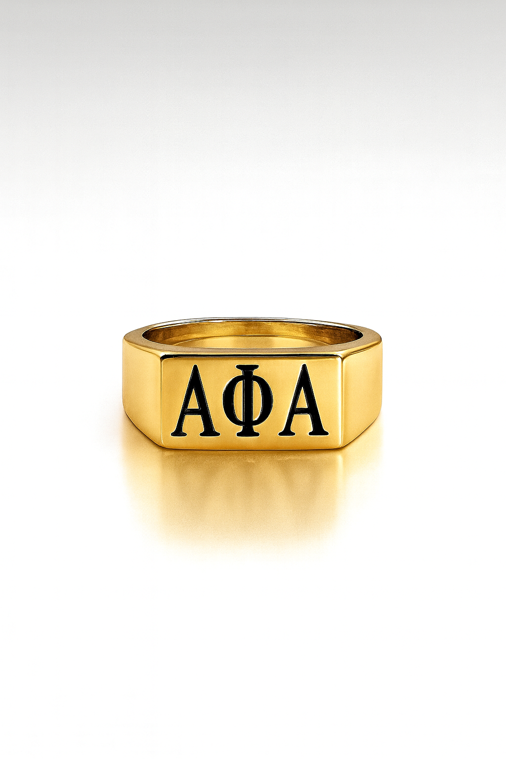 The Imperial Legacy Horizontal Signet Ring — Alpha Gold Edition