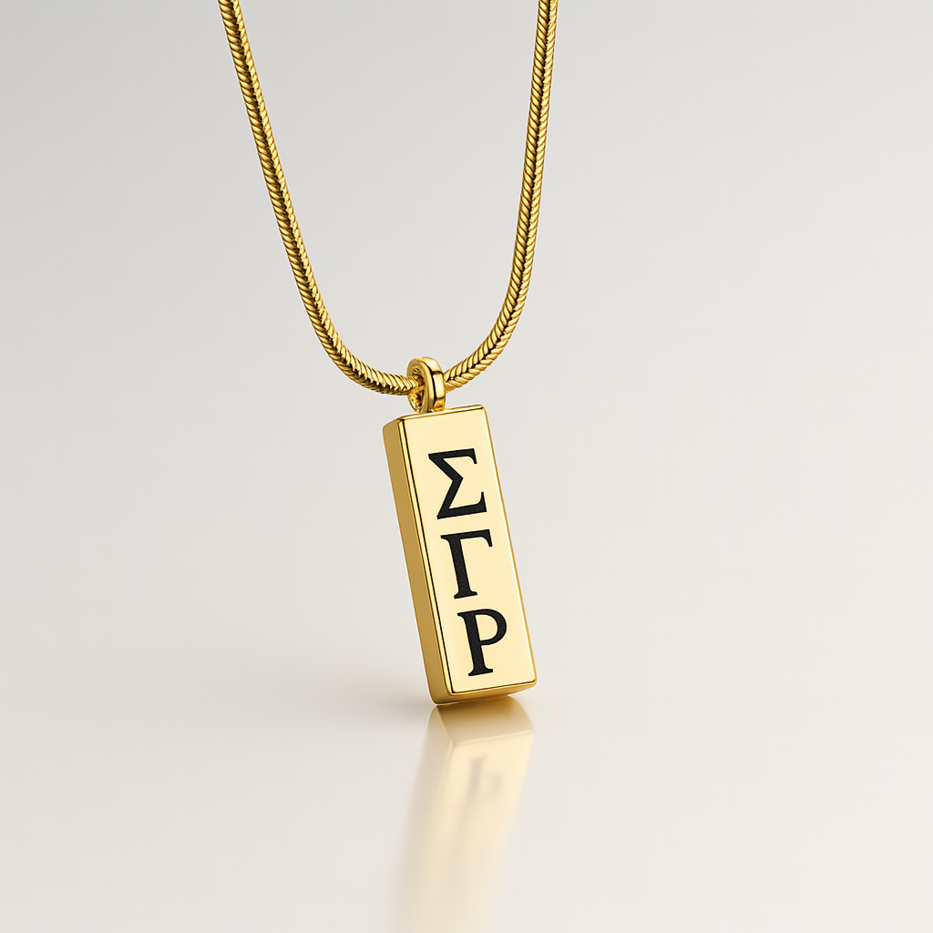 Imperial Legacy Brick Necklace – Sigma Gamma Rho Gold Edition