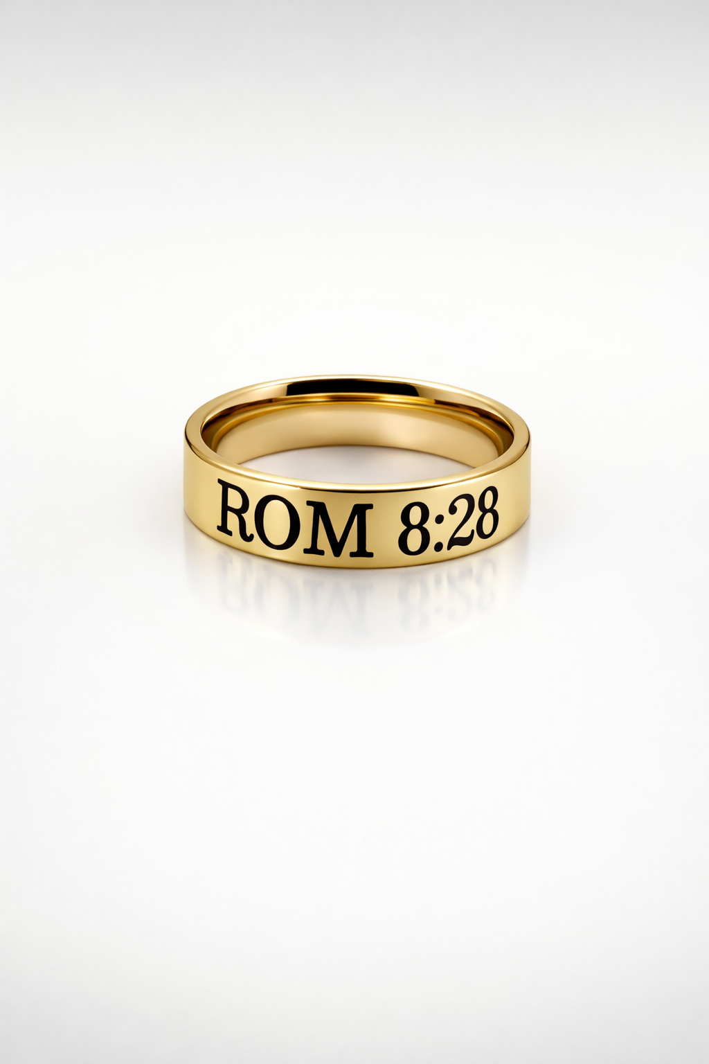 Romans 8:28 Promise Band – Gold Edition