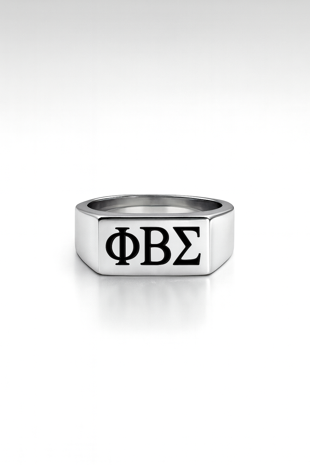 The Imperial Legacy Horizontal Signet Ring — Phi Beta Sigma Silver Edition