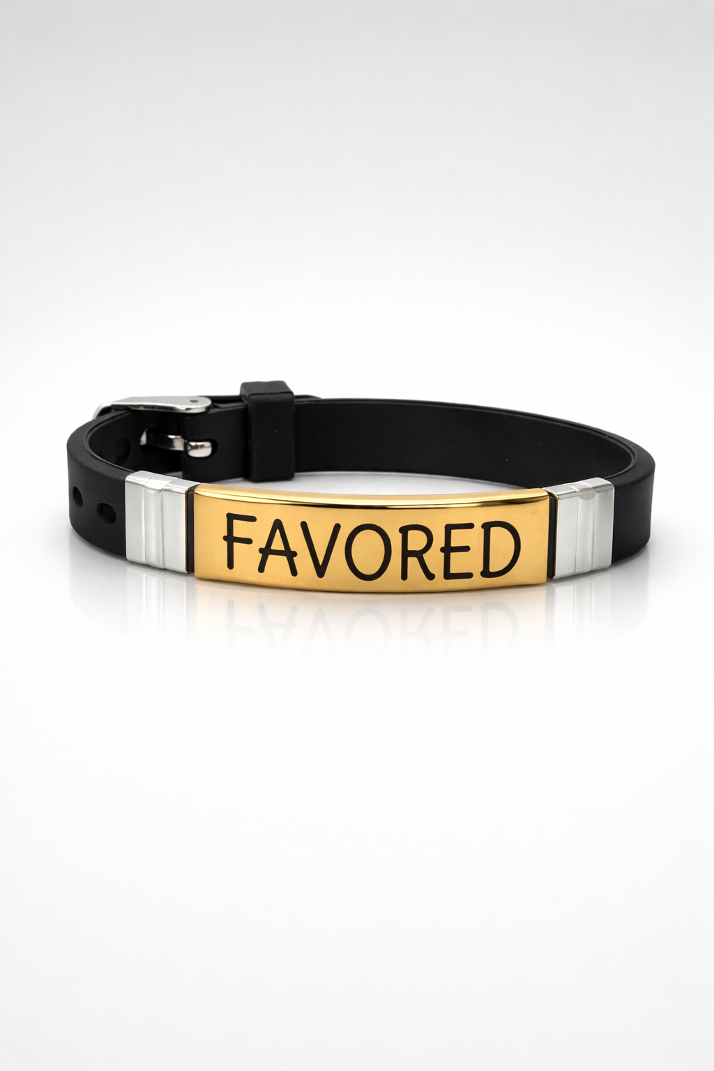 The Favored Gold Accent Strength Bracelet – Signature Edition