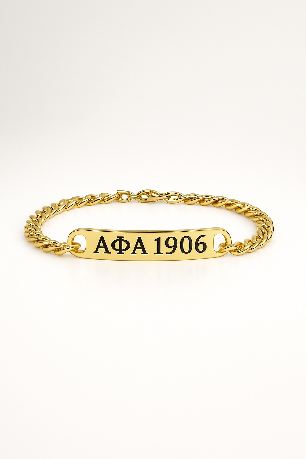 Gold Alpha Phi Alpha Bracelet