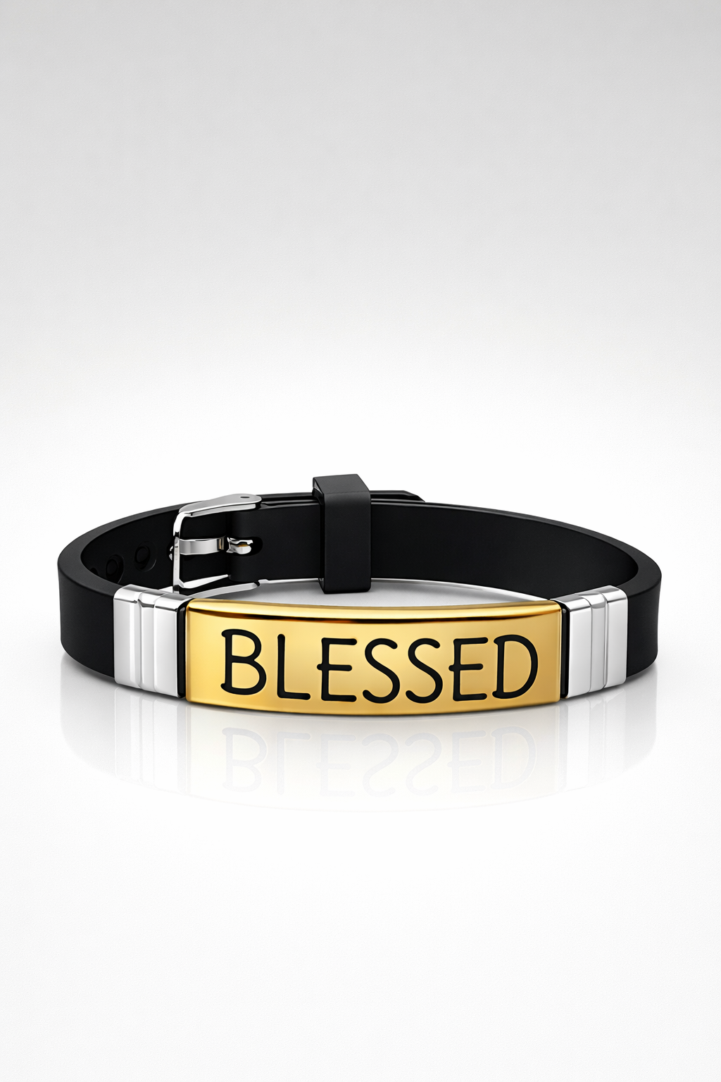The Blessed Gold Accent Strength Bracelet – Signature Edition