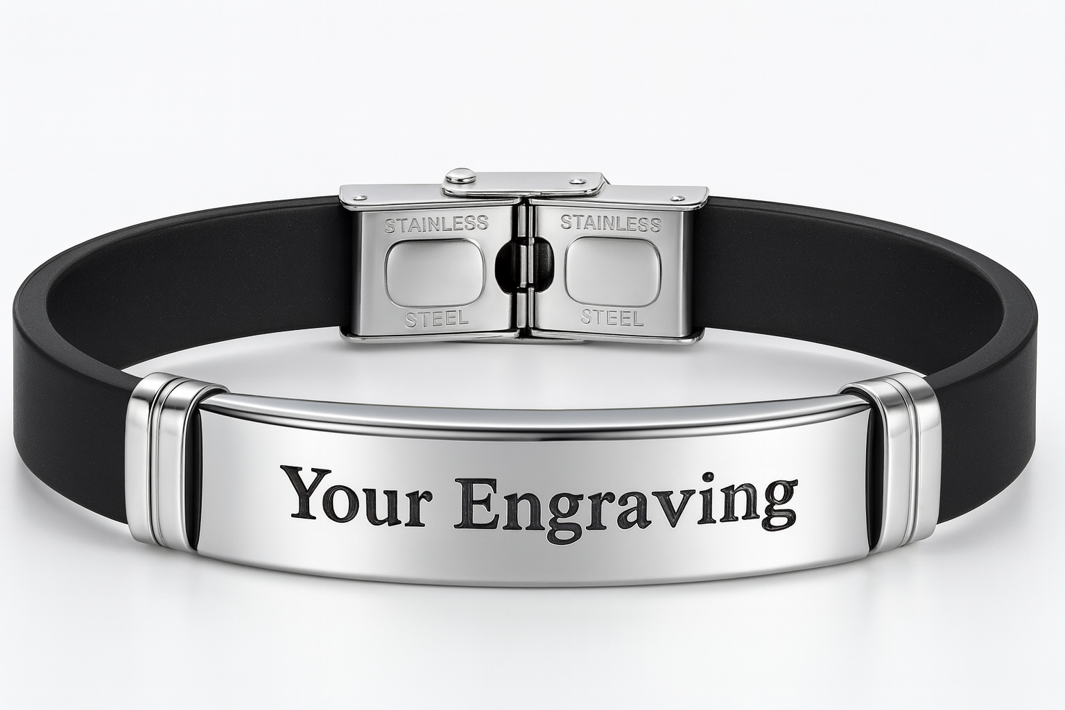 Titan Steel Flex – Men’s Engravable Bracelet