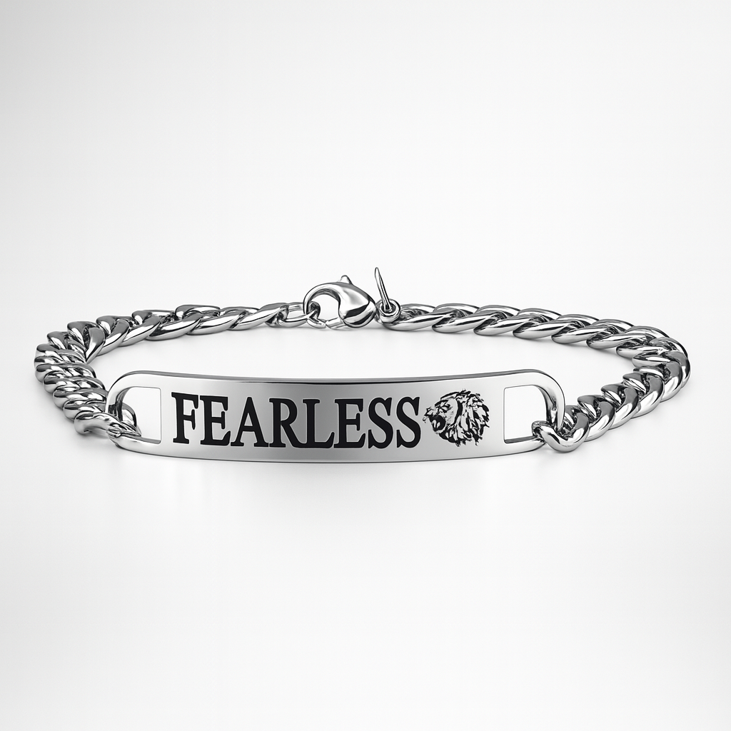 Fearless Legacy Cuban Bracelet – Silver Edition
