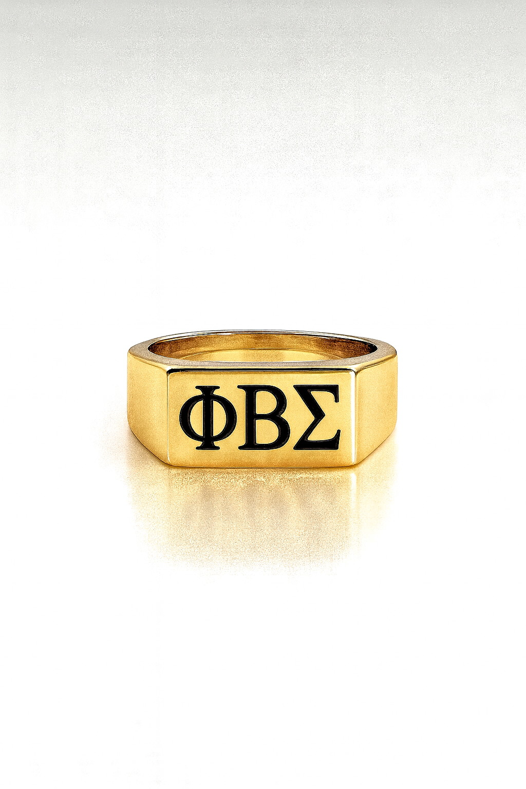The Imperial Legacy Horizontal Signet Ring — Phi Beta Sigma Gold Edition