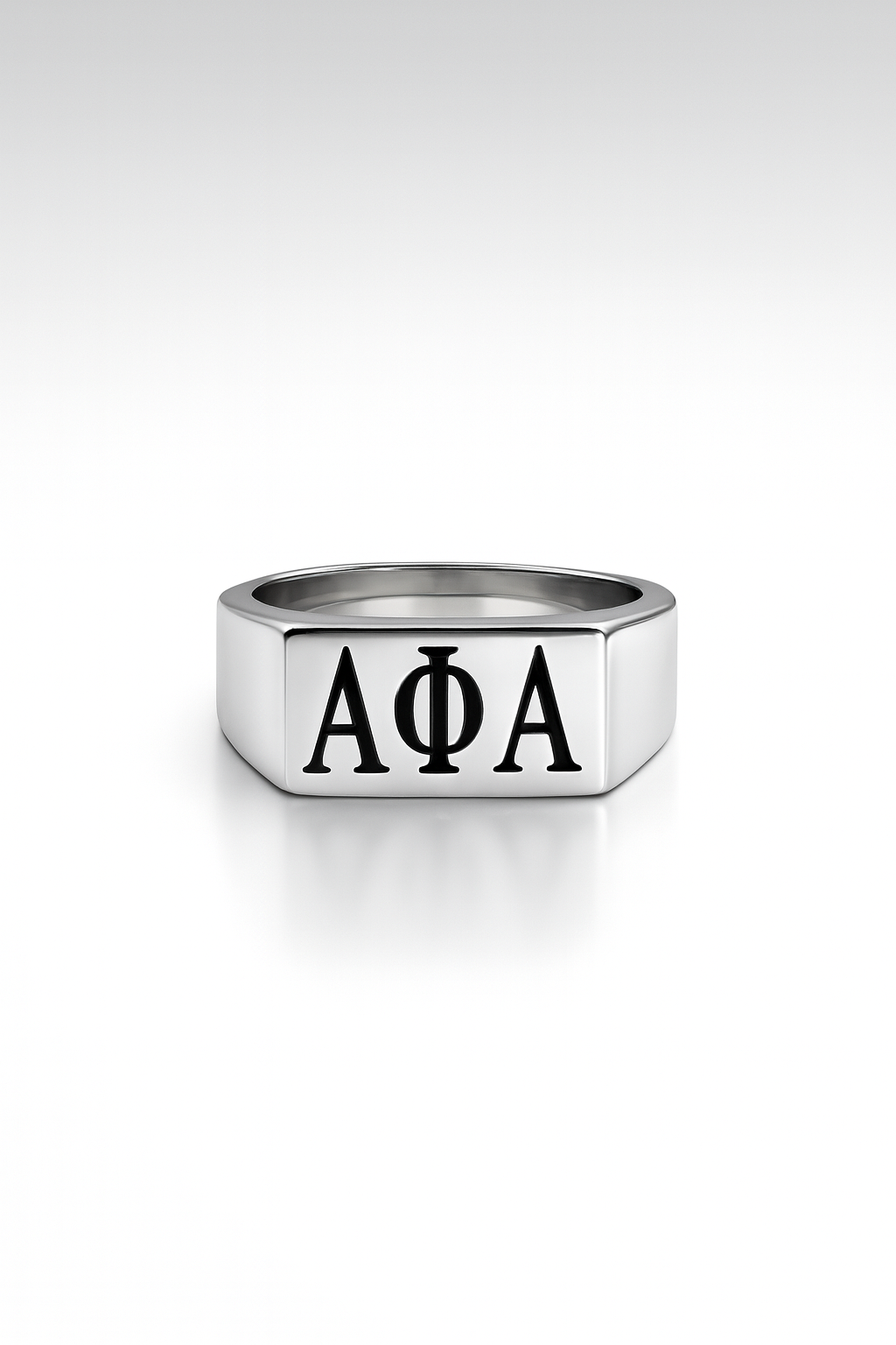 The Imperial Legacy Horizontal Signet Ring — Alpha Silver Edition