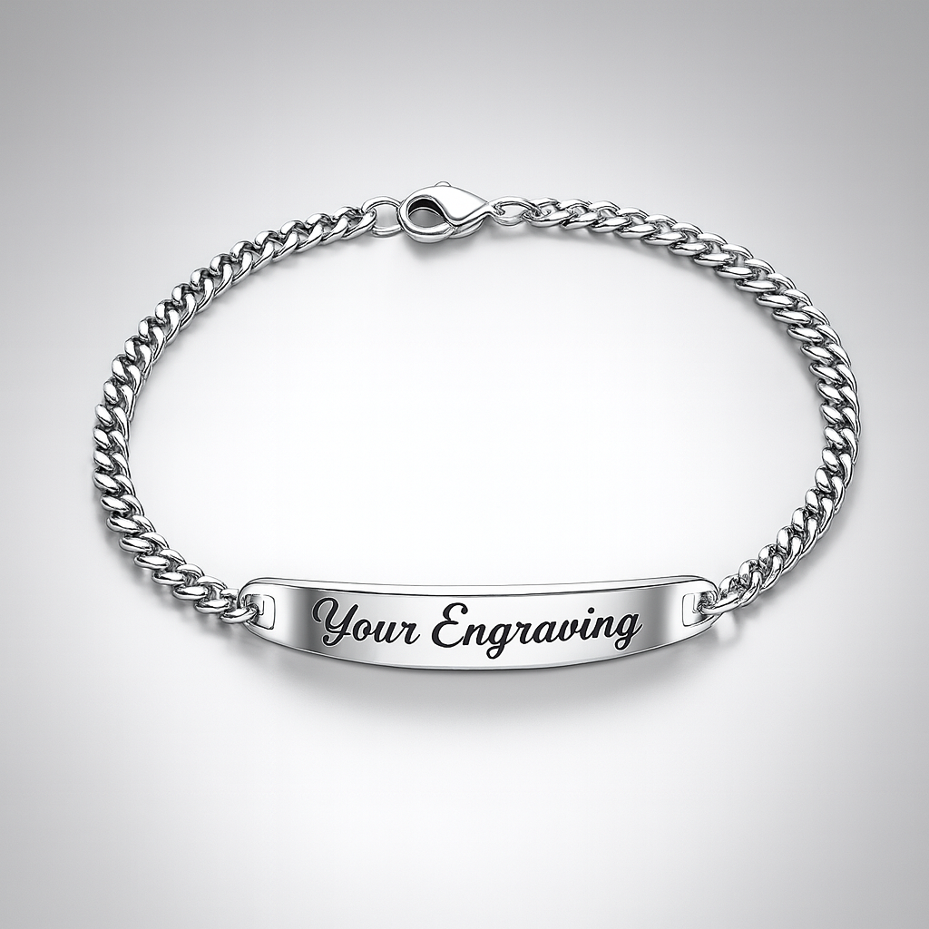 The Signature Curve – Engravable Bracelet