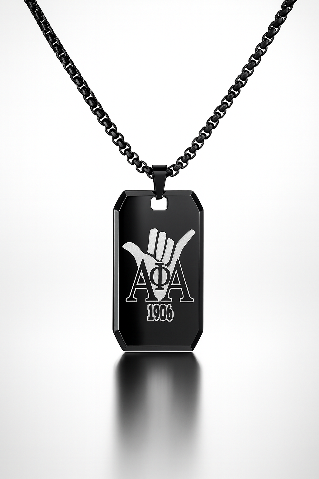 Imperial Legacy Dog Tag Necklace – Alpha Blackout Edition