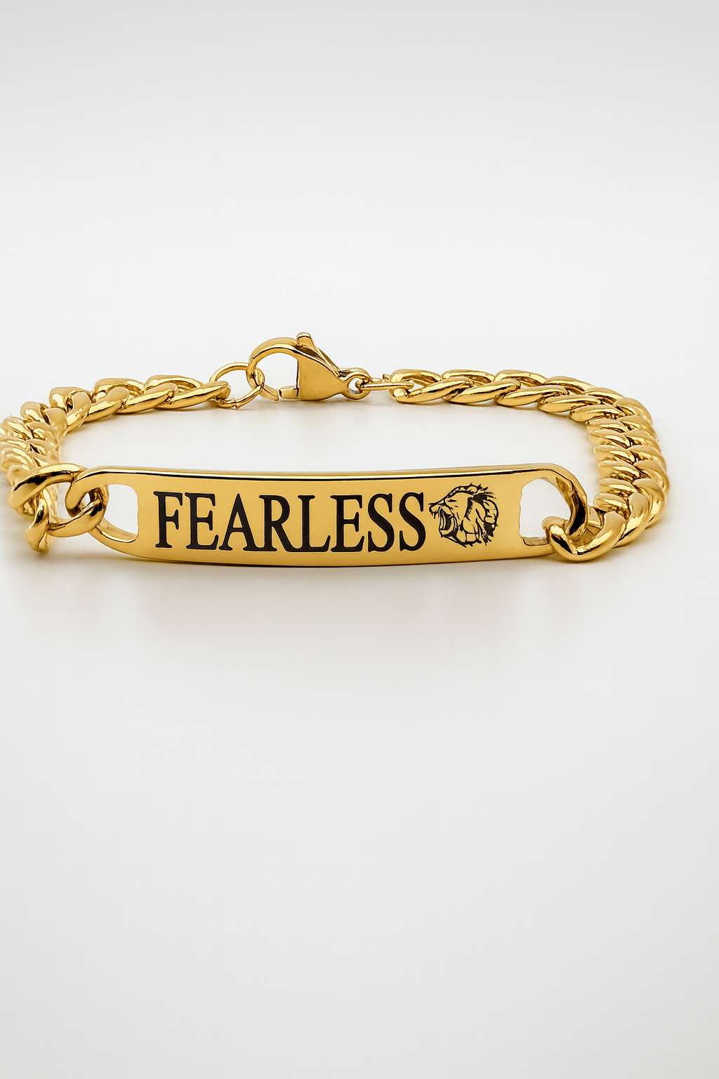 Fearless Legacy Cuban Bracelet – Gold Edition