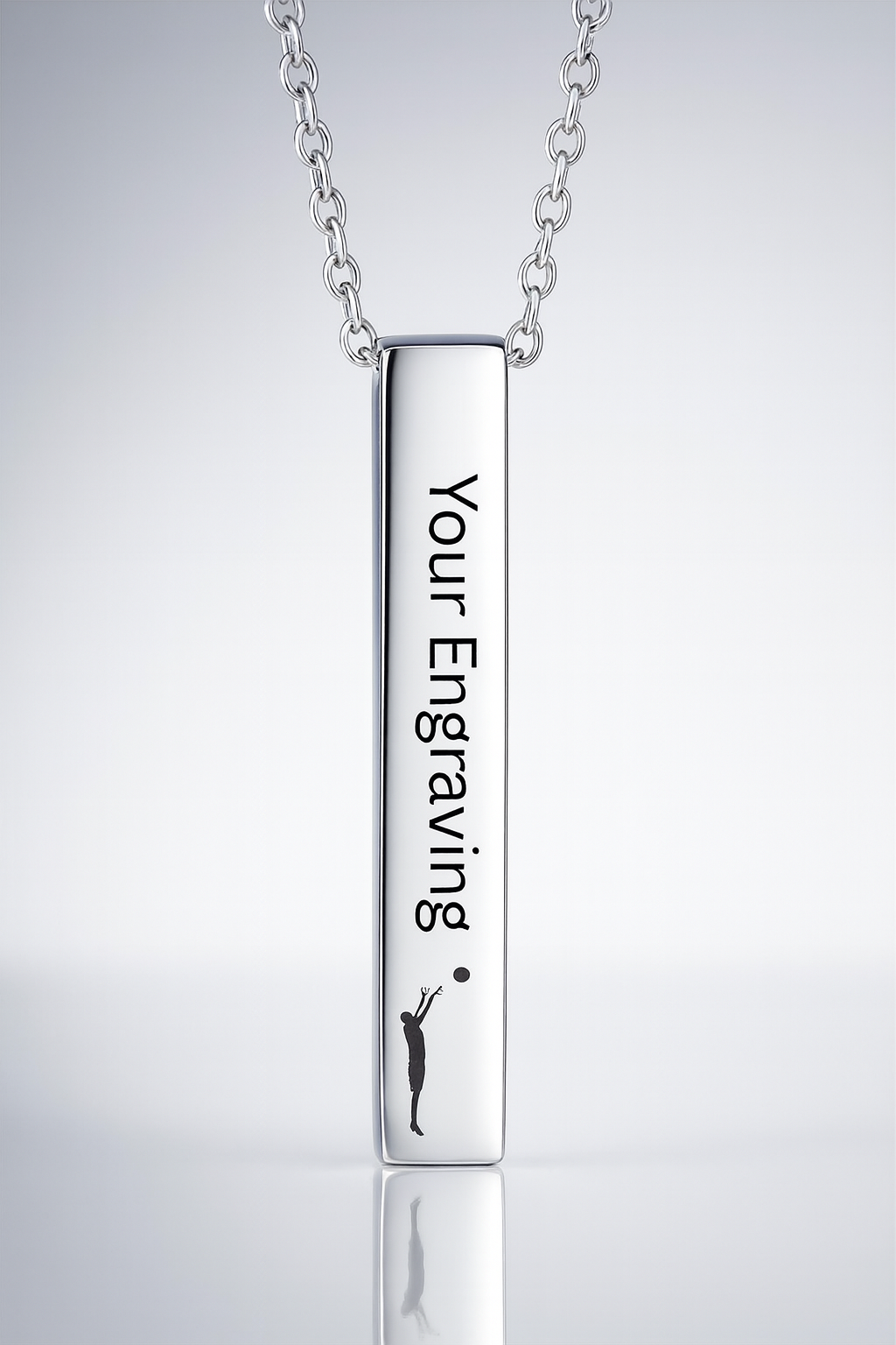 Legacy Elevate™ Vertical Bar Necklace – Silver Edition    