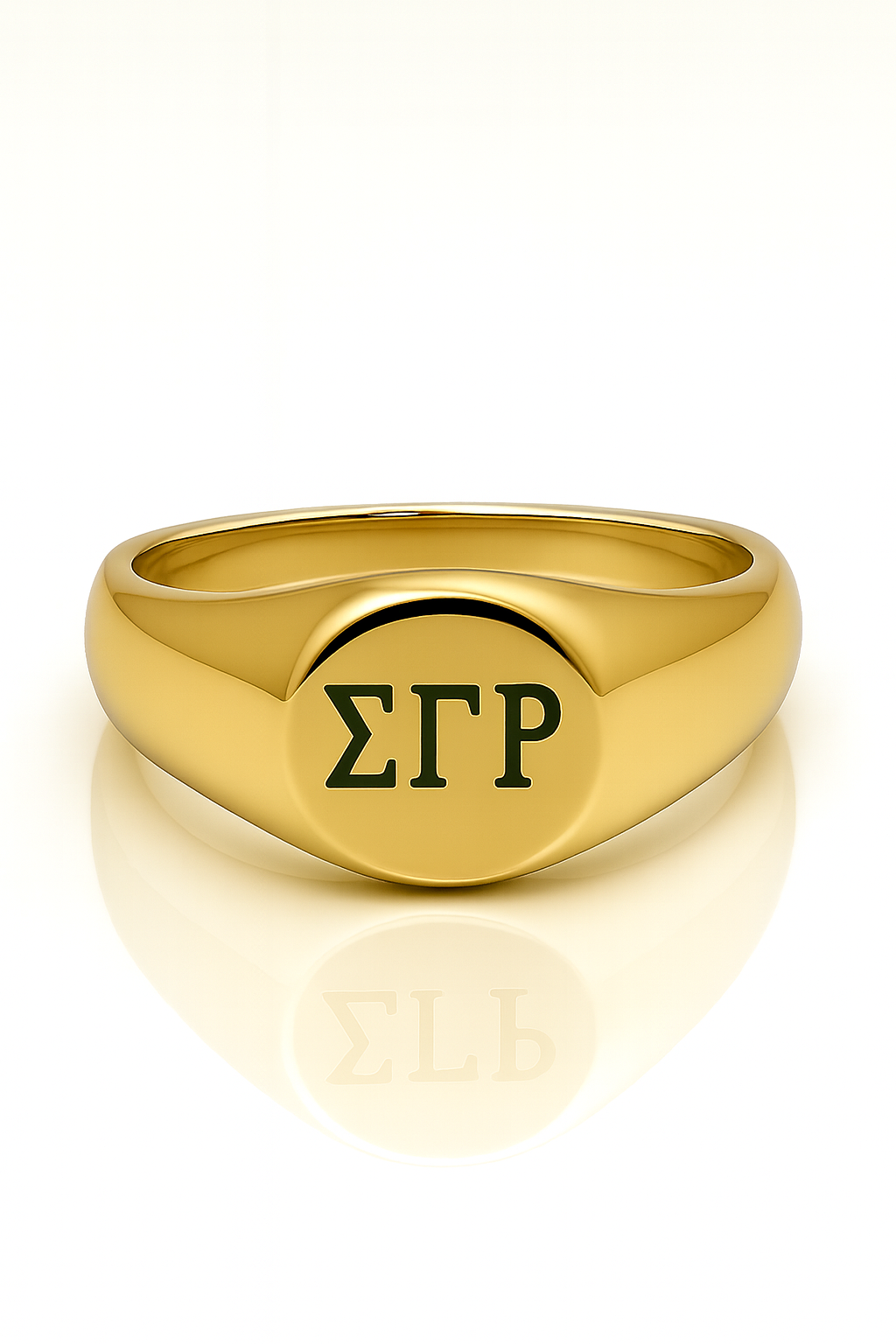 Imperial Legacy Round Signet Ring – Sigma Gamma Rho (ΣΓΡ) Gold Edition