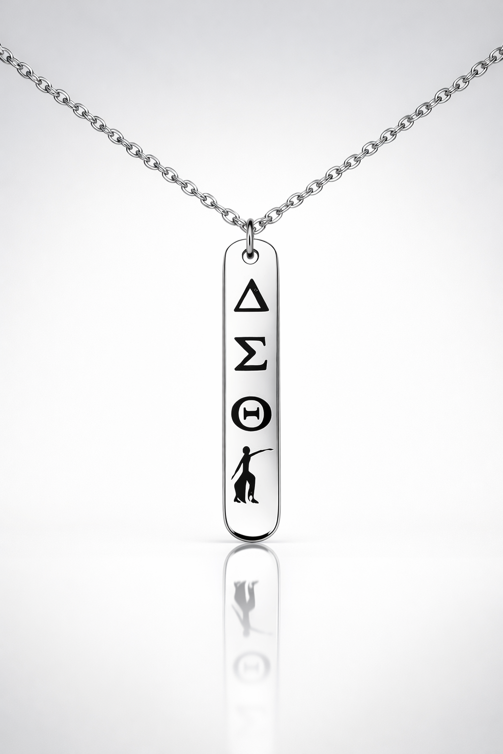 Silver Fortitude Pendant Necklace