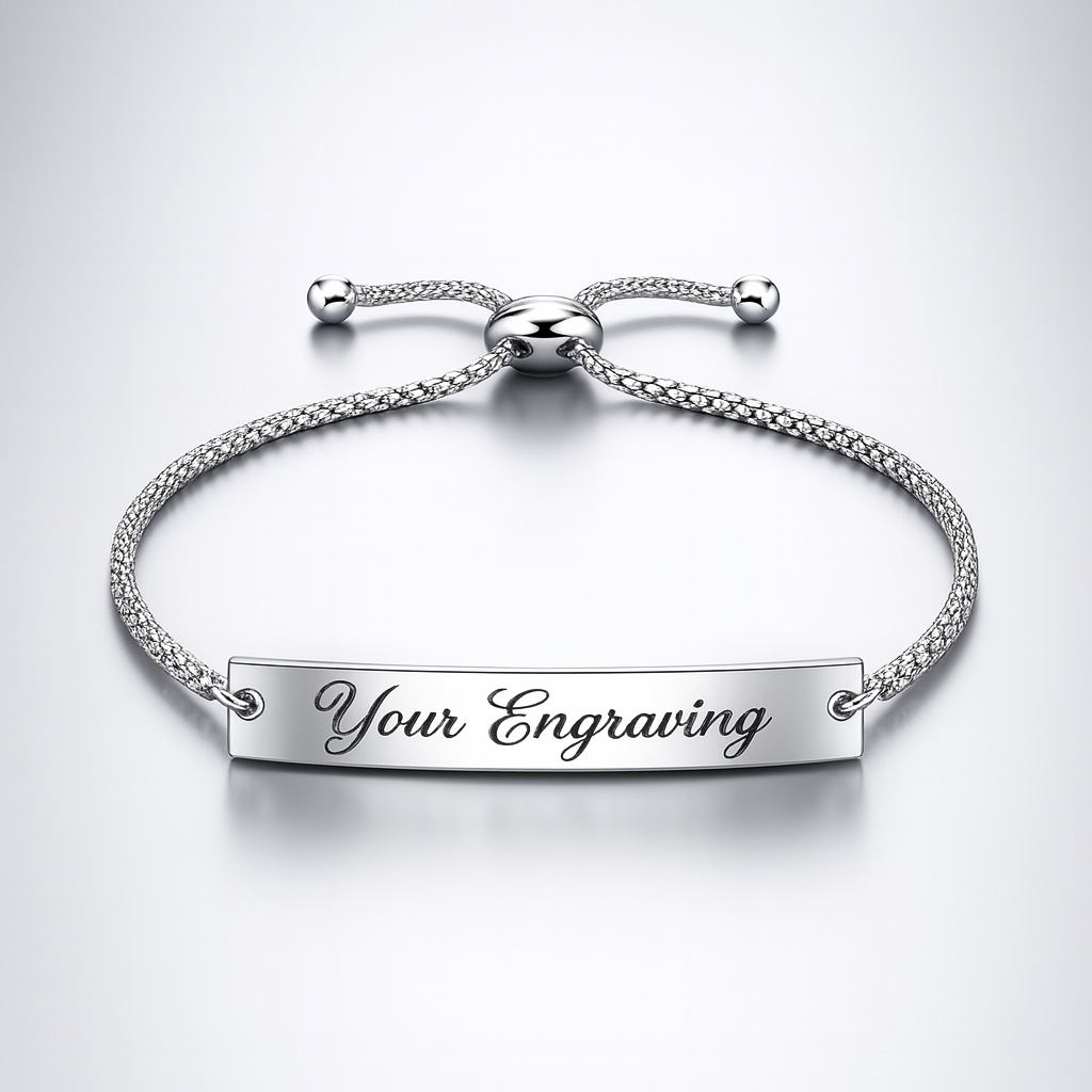 Imperial Legacy Adjustable Bar Bracelet – Silver Edition