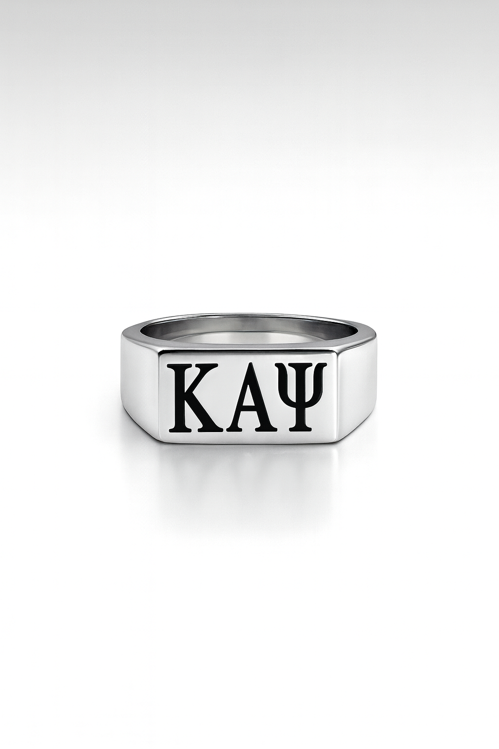 The Imperial Legacy Horizontal Signet Ring — Kappa Alpha Psi Silver Edition