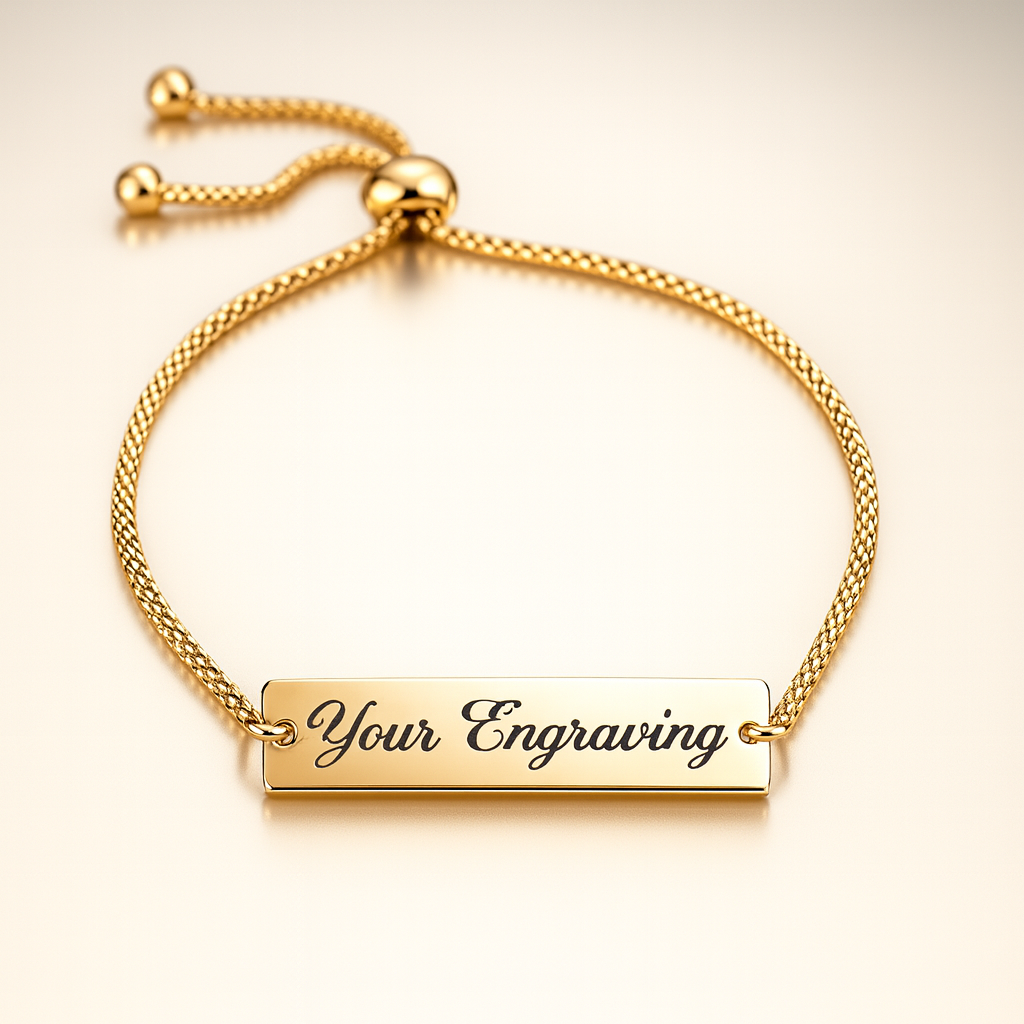 Imperial Legacy Adjustable Bar Bracelet – Gold Edition