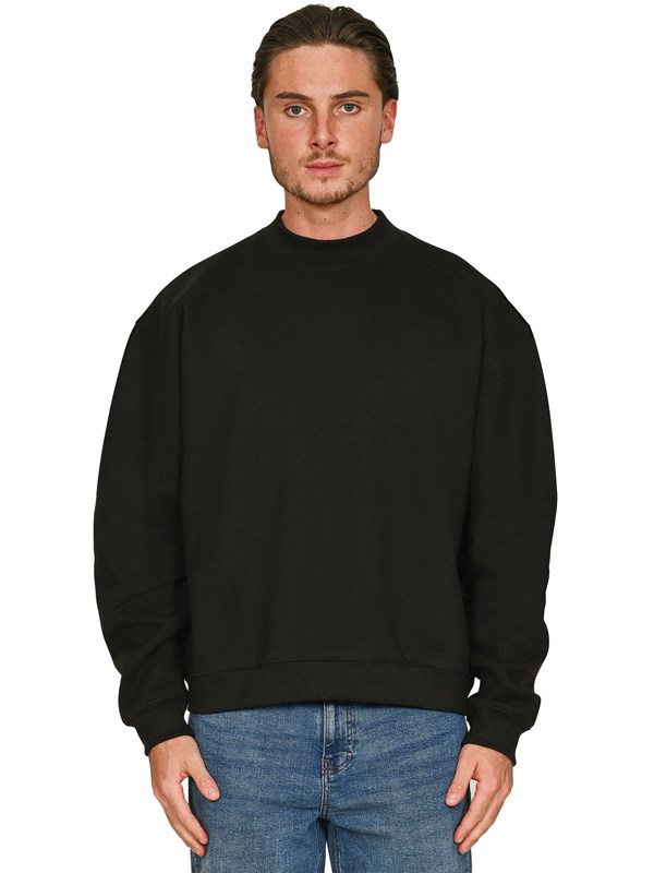 Premium Combed Boxy Oversized Extended Neck Sweatshirt
