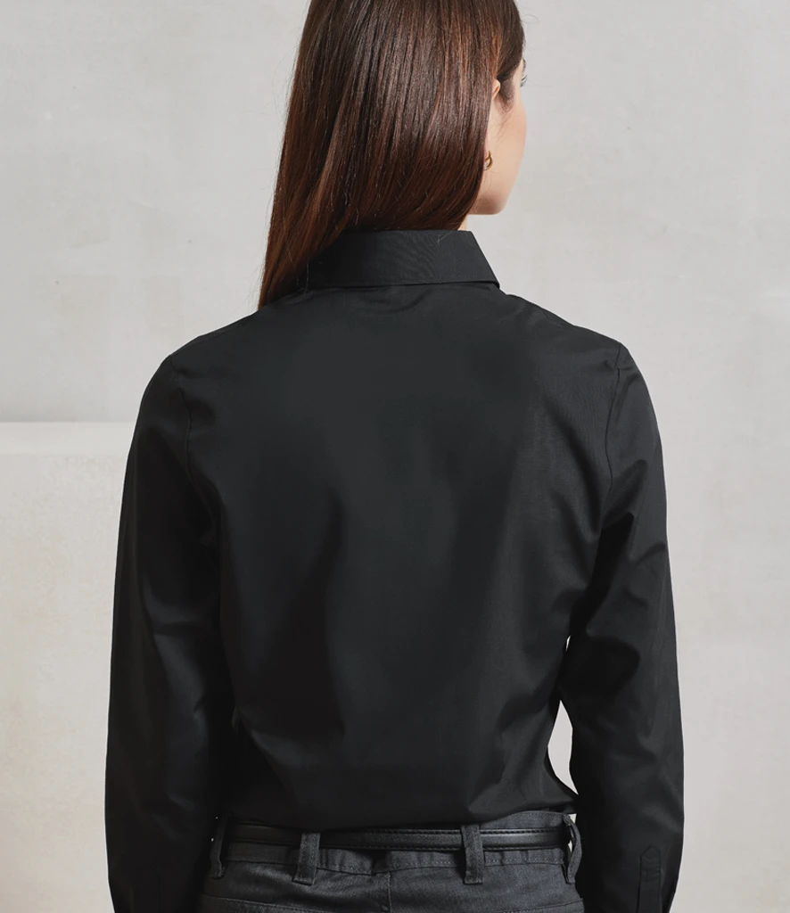 Premier Ladies Recyclight Long Sleeve Poplin Shirt
