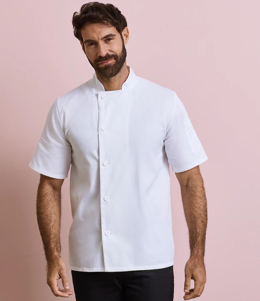 Premier Essential Short Sleeve Chef's Jacket