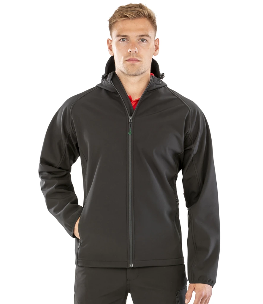 Result Recycled Three Layer Hooded Soft Shell Jacket