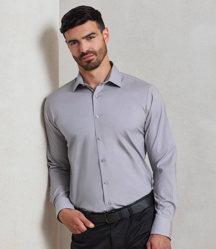 Premier Long Sleeve Stretch Fit Poplin Shirt