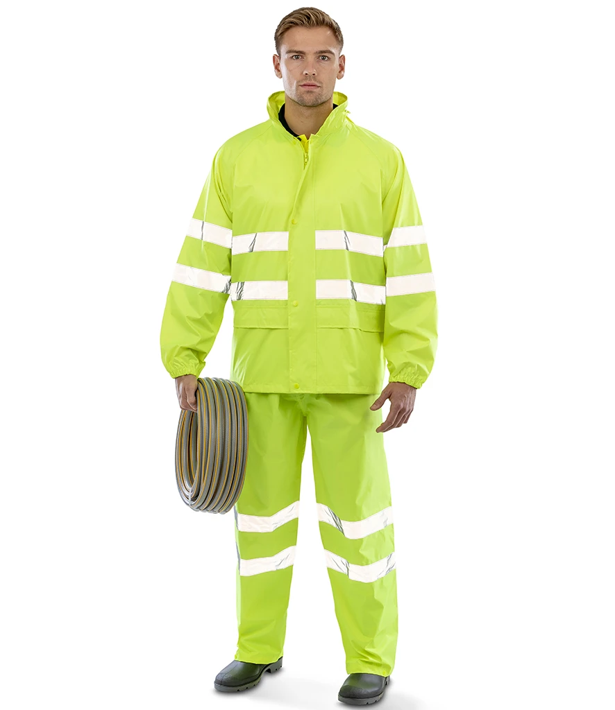 Result Safe-Guard Hi-Vis Waterproof Suit