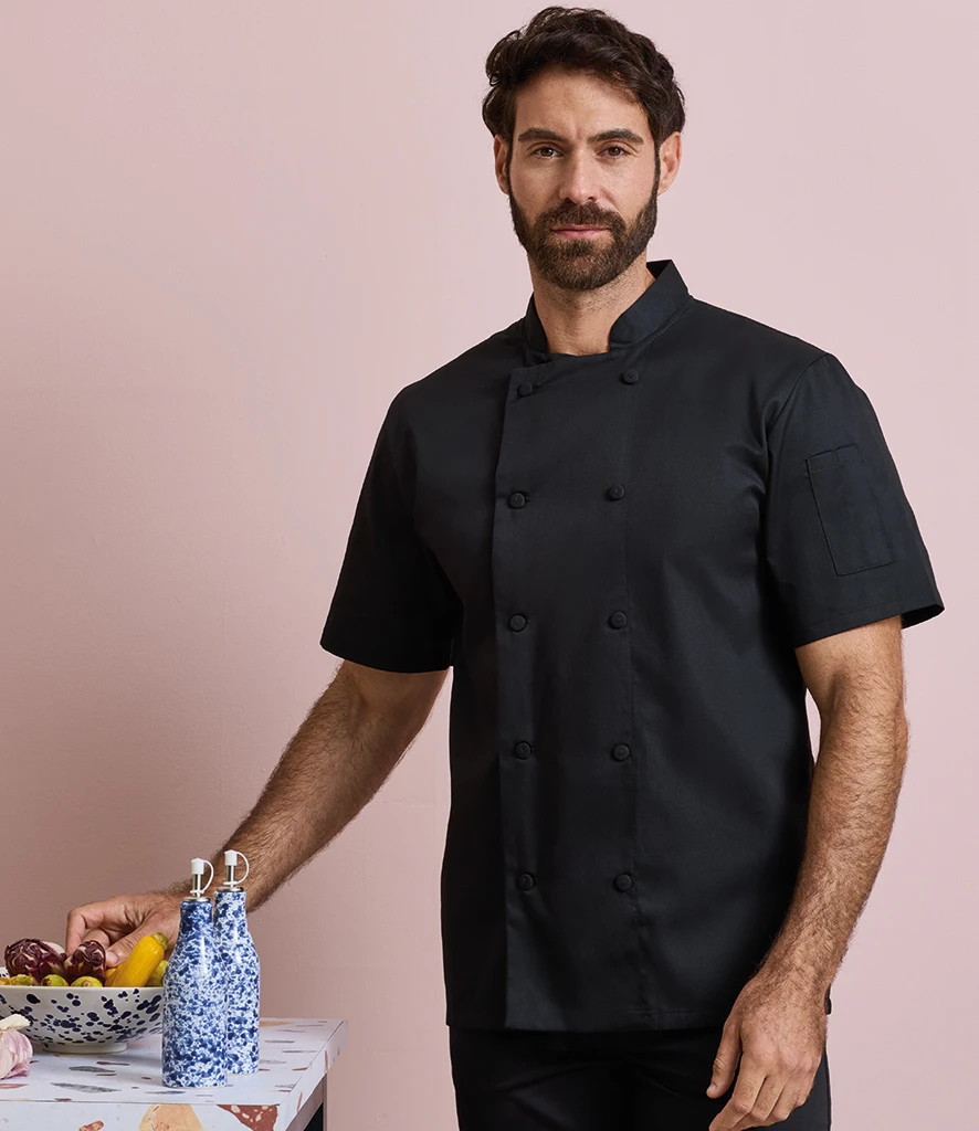 Premier Coolchecker Short Sleeve Chef's Jacket