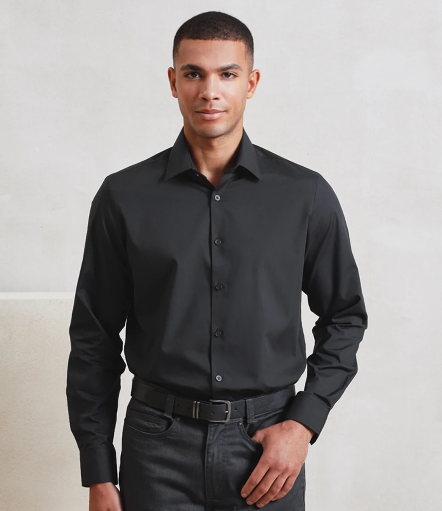 Premier Recyclight Long Sleeve Poplin Shirt