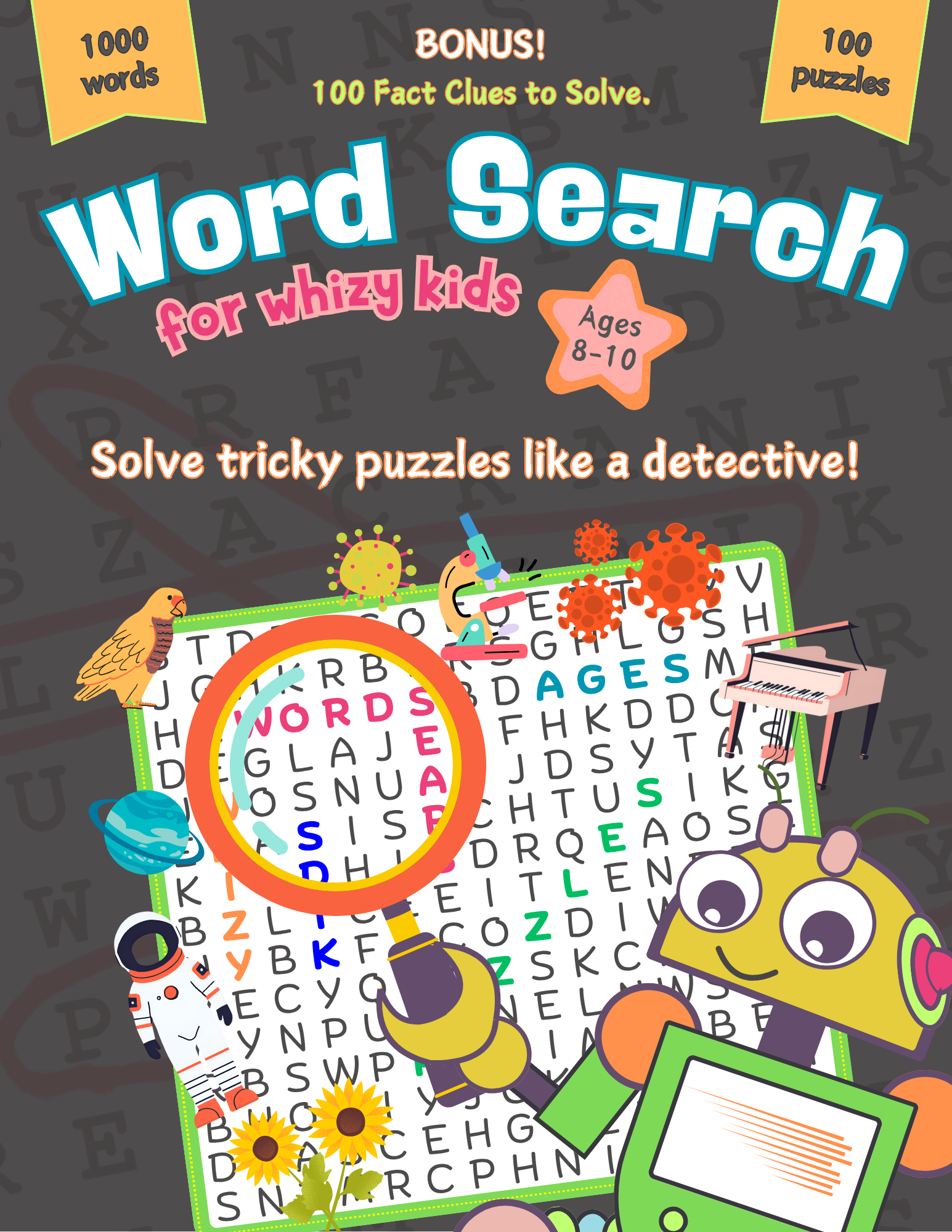 Word Search + 100 Fact Clues to Solve