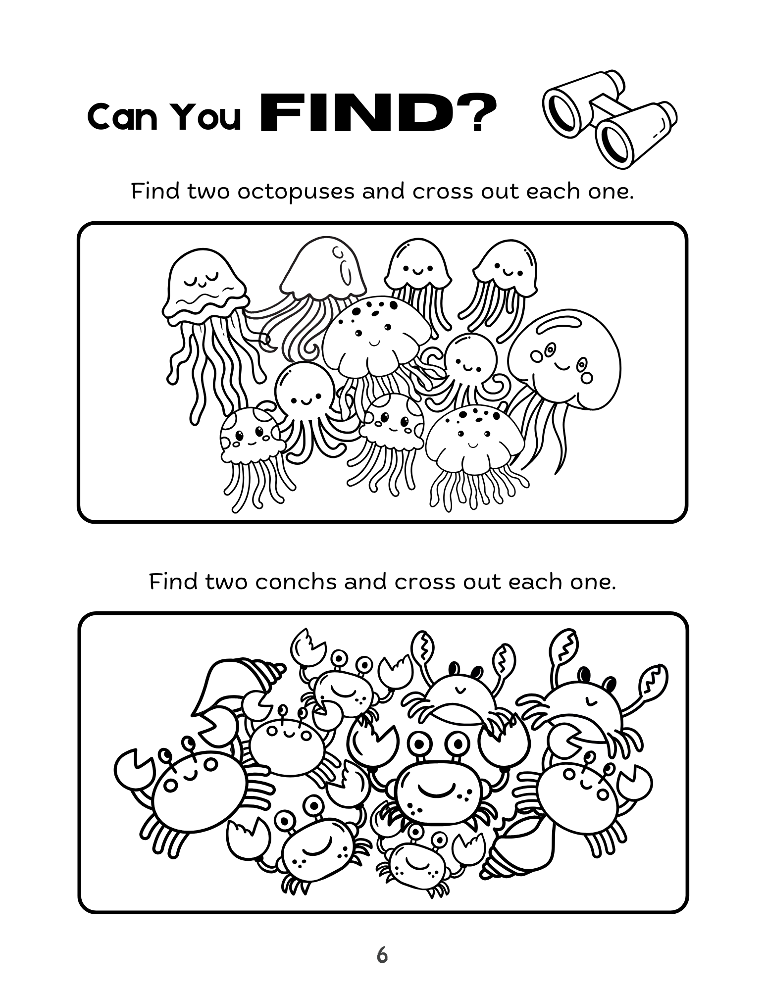 Sea Life Logic Puzzle