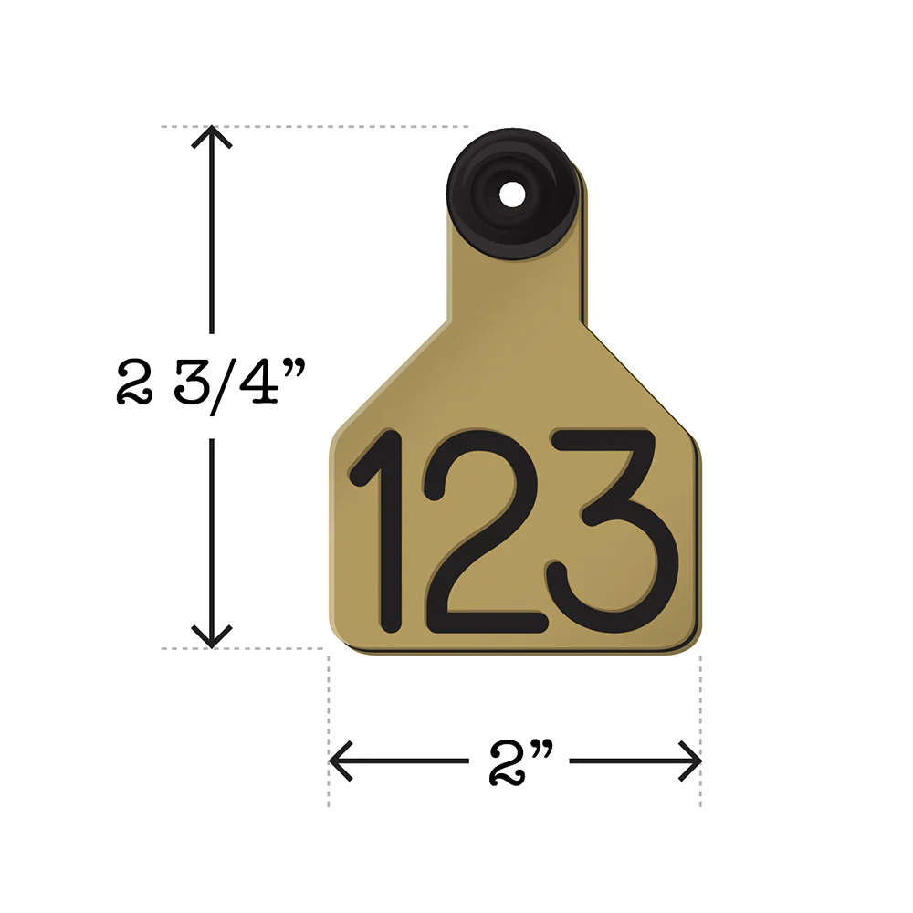 SMALL CATTLE EAR TAGS