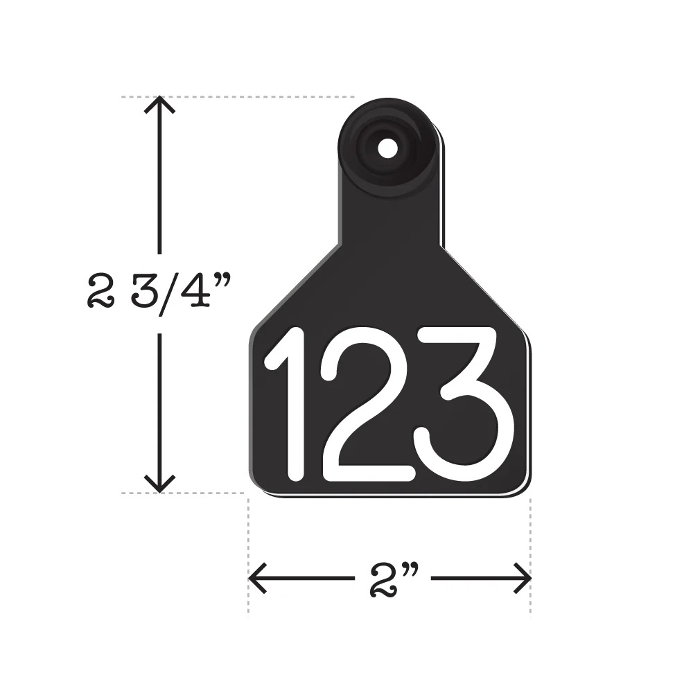 SMALL CATTLE EAR TAGS
