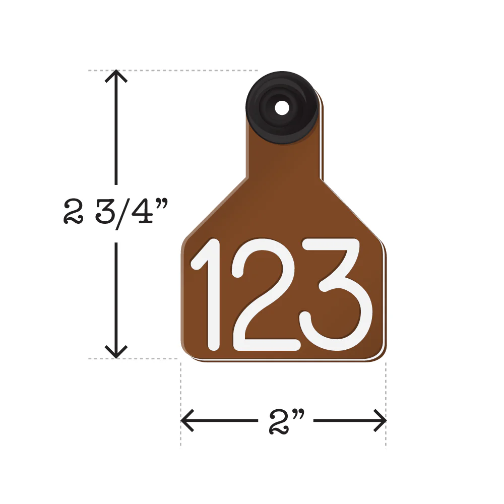 SMALL CATTLE EAR TAGS