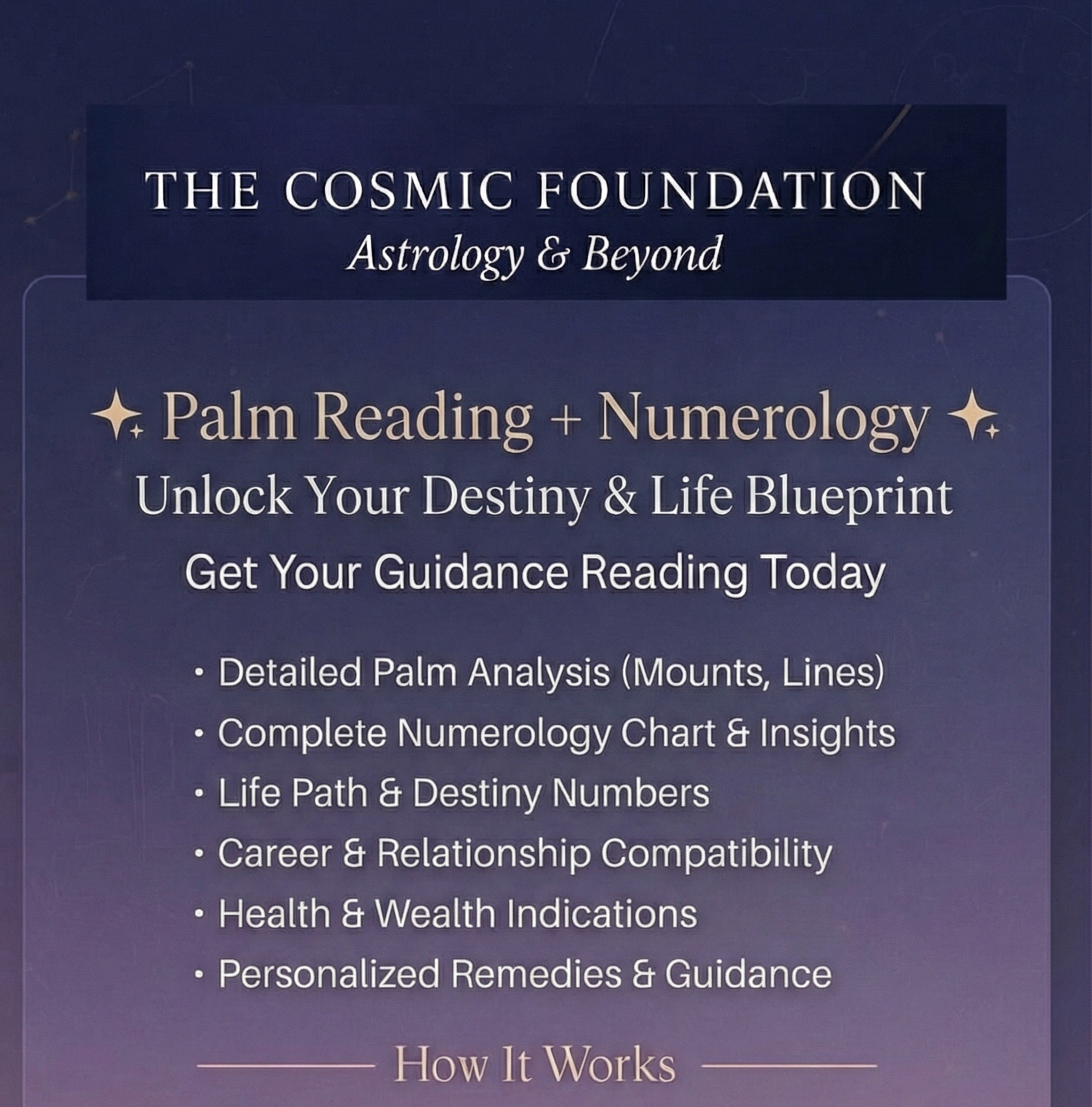 Palm Reading + Numerology Guidance Session