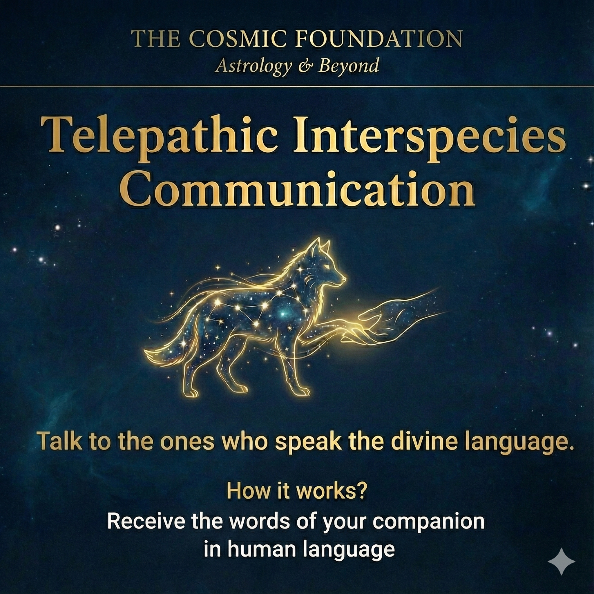 Telepathic Interspecies Communication